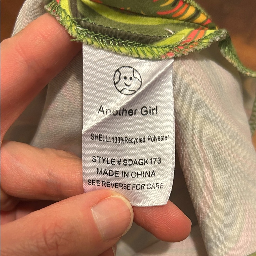 Another Girl Anthropologie Psychedelic One-Shoulder Dress - Size 4, NWOT - Picture 5 of 7
